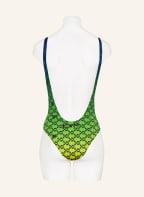 Off-White Swimsuit, Color: LIGHT GREEN/ GREEN/ BLACK (Image 1)