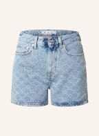 Off-White Denim Shorts, Color: BLUE (Image 1)