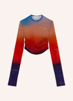 Off-White Cropped-Longsleeve, Farbe: BLAU/ ROT (Bild 1)