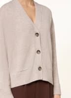 REPEAT Strickjacke aus Cashmere , Farbe: CREME (Bild 1)