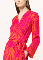FIRE+ICE Wickelkleid ELY, Farbe: ORANGE/ NEONPINK (Bild 1)