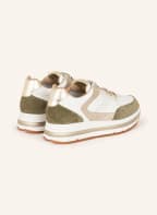 VOILE BLANCHE Sneaker MARAN , Farbe: WEISS/ OLIV/ HELLGRAU (Bild 1)