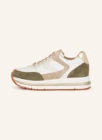 VOILE BLANCHE Sneaker MARAN , Farbe: WEISS/ OLIV/ HELLGRAU (Bild 1)