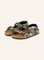 BIRKENSTOCK Sandalen MILANO, Farbe: GRÜN/ DUNKELGRÜN/ BEIGE (Bild 1)