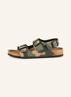 BIRKENSTOCK Sandalen MILANO, Farbe: GRÜN/ DUNKELGRÜN/ BEIGE (Bild 1)