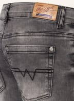 BLUE EFFECT Jeans-Shorts, Farbe: DUNKELGRAU (Bild 1)
