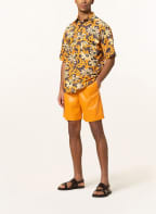 Nanushka Shirt KITH comfort fit with linen, Color: ORANGE/ BROWN/ YELLOW (Image 1)