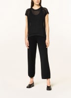 IRIS von ARNIM Strickshirt MONA aus Leinen, Farbe: SCHWARZ (Bild 1)