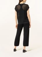 IRIS von ARNIM Strickshirt MONA aus Leinen, Farbe: SCHWARZ (Bild 1)
