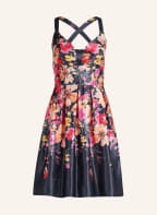 VM VERA MONT Cocktailkleid, Farbe: ORANGE/ DUNKELBLAU/ PINK (Bild 1)