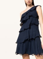 VM VERA MONT Cocktailkleid mit Volants, Farbe: DUNKELBLAU (Bild 1)