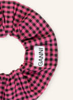 GANNI Hair tie, Color: PINK/ BLACK (Image 1)