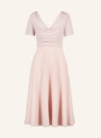 Vera Mont Cocktailkleid im Materialmix, Farbe: BEIGE (Bild 1)