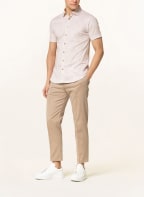 DESOTO Kurzarm-Hemd Slim Fit , Farbe: WEISS/ HELLBRAUN (Bild 1)