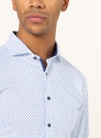 DESOTO Jerseyhemd Slim Fit , Farbe: WEISS/ DUNKELBLAU (Bild 1)