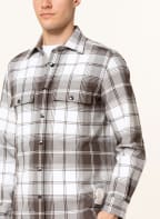 BOGNER Hemd RAPHI Prime Fit mit Stehkragen, Farbe: WEISS/ GRAU/ TAUPE (Bild 1)