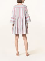 SUMMERY COPENHAGEN Kleid ELIZA mit 3/4-Arm und Volants, Farbe: HELLBLAU/ ROSA/ WEISS (Bild 1)