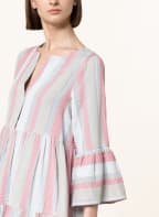 SUMMERY COPENHAGEN Kleid ELIZA mit 3/4-Arm und Volants, Farbe: HELLBLAU/ ROSA/ WEISS (Bild 1)