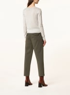 PATRIZIA PEPE Strickjacke mit Schmucksteinbesatz, Farbe: HELLGRAU (Bild 1)