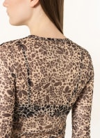 PATRIZIA PEPE Long sleeve shirt , Color: BLACK/ BEIGE (Image 1)
