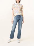 darling harbour Piqué-Poloshirt, Farbe: WEISS/ GELB/ DUNKELBLAU (Bild 1)