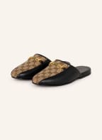 GUCCI Mules, Farbe: SCHWARZ/ BEIGE (Bild 1)