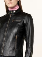 LAUREN RALPH LAUREN Lederjacke, Farbe: SCHWARZ (Bild 1)