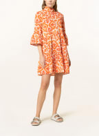 MRS & HUGS Kleid mit 3/4-Arm, Farbe: WEISS/ ORANGE (Bild 1)