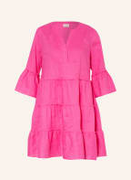 MRS & HUGS Leinenkleid mit 3/4-Arm, Farbe: PINK (Bild 1)