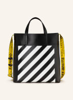 Off-White Saffiano-Shopper, Farbe: SCHWARZ/ WEISS (Bild 1)