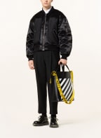 Off-White Saffiano-Shopper, Farbe: SCHWARZ/ WEISS (Bild 1)