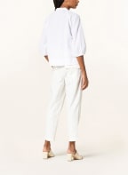 Marc O'Polo Blusenshirt mit Leinen, Farbe: WEISS (Bild 1)