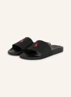 POLO RALPH LAUREN Slides, Color: BLACK (Image 1)