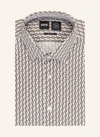 BOSS Jerseyhemd HANK Slim Fit , Farbe: WEISS/ OLIV (Bild 1)
