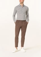 BOSS Jerseyhemd HANK Slim Fit , Farbe: WEISS/ OLIV (Bild 1)