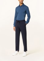 BOSS Piqué-Hemd ROAN Slim Fit, Farbe: BLAU (Bild 1)