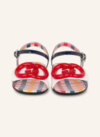 GUCCI Sandalen, Farbe: DUNKELBLAU/ ROT/ ROSA (Bild 1)