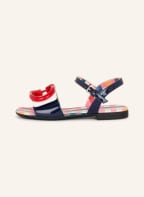 GUCCI Sandalen, Farbe: DUNKELBLAU/ ROT/ ROSA (Bild 1)