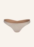 PILYQ Basic-Bikini-Hose ETERNAL mit Glitzergarn, Farbe: CREME/ GOLD (Bild 1)