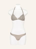 PILYQ Basic-Bikini-Hose ETERNAL mit Glitzergarn, Farbe: CREME/ GOLD (Bild 1)
