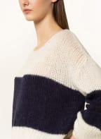 MRS & HUGS Sweater with alpaca, Color: DARK BLUE/ CREAM (Image 1)