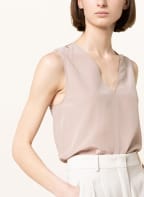 JOSEPH Blusentop BAHAR aus Seide, Farbe: BEIGE (Bild 1)