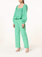 ENVII Trousers ENSUSAN, Color: WHITE/ GREEN (Image 1)
