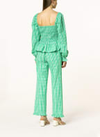 ENVII Trousers ENSUSAN, Color: WHITE/ GREEN (Image 1)