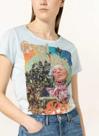 Princess GOES HOLLYWOOD T-Shirt mit Schmuckperlenbesatz, Farbe: HELLBLAU (Bild 1)