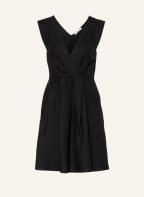 PATRIZIA PEPE Dress with linen, Color: BLACK (Image 1)