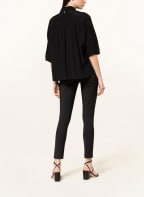 PATRIZIA PEPE Oversized shirt blouse , Color: BLACK (Image 1)