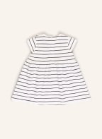 PETIT BATEAU Jerseykleid mit Rüschen, Farbe: WEISS/ SCHWARZ (Bild 1)