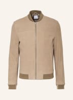 PAUL Leather bomber jacket, Color: BEIGE (Image 1)