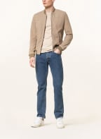 PAUL Leather bomber jacket, Color: BEIGE (Image 1)